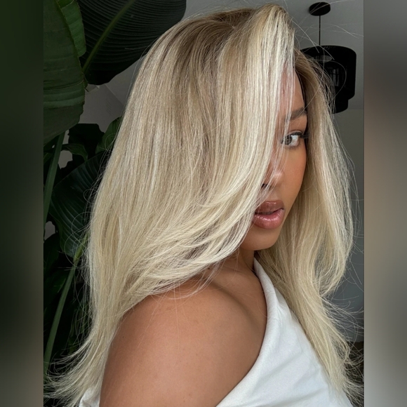 NEW Eniola "Kristy" Blonde Human Hair Wig - Picture 3 of 17